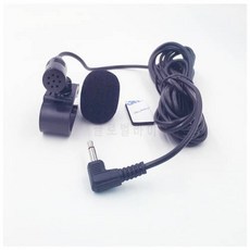 ZEJAT 3m 무 지향성 GPS 네비게이터 칼라 클립 마이크 3.5mm 유선 모노 콘덴, 상세내용참조