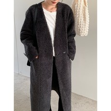 [아롬블룸] 제이비 더블 버튼 보아 코트