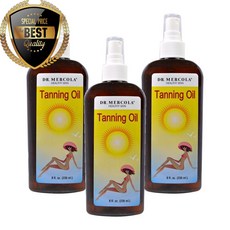 닥터 머콜라 태닝 오일-236 ml, 수량: 3　　　　　(상품코드393p)