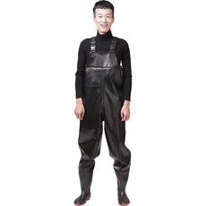 해루질 장화 플라이 낚시 방수 바지 및 부츠 사냥 의류 및 미끄럼 방지 신발 야외 바지 x284g +