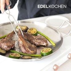 에델코첸 [에델코첸] 통3중 캠프마스터 그리들 32cm (사틴), 1개