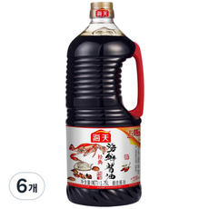 해천 해산물용 간장, 1.75L, 6개