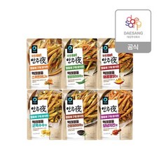 청정원 안주야 먹태열풍 6종 택 x6개 골라담기, 청양데리야끼3개+간장데리야끼3개, 6개