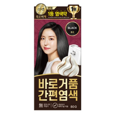 리엔 흑모비책 한방 크림염색제, 흑색, 4개