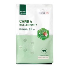 네츄럴랩 강아지 케어 유기농 기능성 사료, 다이어트(체중감소), 2kg, 1개