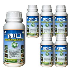 [친환경마켓] 캡마그500ml 6병 칼슘 마그네슘 비료 미량요소 복합비료 코리아아그로 칼슘싹 고추 배추 마늘 양파 토마토 무름병 치료 칼슘부족 증상 해결, 캡마그500ml 6병 + 장갑 + 팜플렛