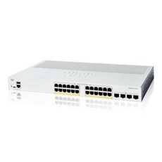 Cisco Systems Catalyst 1200-24T-4G 스마트 스위치 24 포트 GE 4x1GE SFP 금속 케이스 조용한 팬리스 기업, 1개, 03 24포트(SFP+