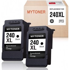 픽스마 MG3620 MX472 MX452 MG3220 MG2220 MX532 MX332 MX432 MX512(검은색 2-Pack)용 캐논 PG-240XL 24, 1, 단일상품