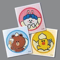 라인프렌즈보석십자수