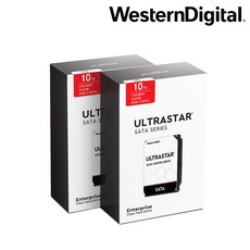 웨스턴디지털 울트라스타 NAS 패키지 HDD, 20TB, DC HC330 WUS721010ALE6L4 2PACK - 14tb