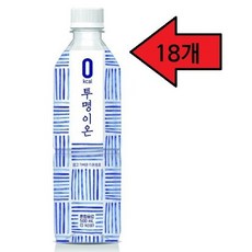 동원 투명 이온 500ml * 18개