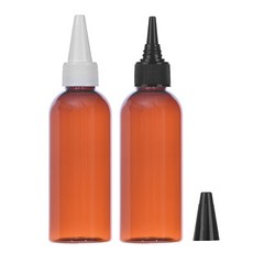 허브스프레이 플라스틱용기 뾰족캡 흰색 검정 30~100ml, 80ml, 갈색용기 흰색캡