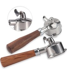 포터필터 커피머신 용품 Breville 870878880 바스켓 스테인레스 스틸 더블 스파우트 교체 에스프레소 기계 도구 54mm, 13)54-C2-Plastic, 1개