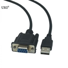 USB 암 케이블 어댑터 변환기 DB9 RS232 COM 수 Win 7 8 10 Pro 시스템 지원, 01 1.8M, 1개