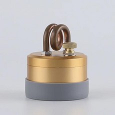 야외 휴대용 미니 알코올 스토브 스탠드 포함 캠핑 피크닉 티 버너 요리, 2) Gold A, 1개, 5) golden