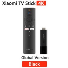 글로벌 버전 호환 샤오미 미 TV 스틱 4K 안드로이드 TV 11 HDR 쿼드 코어 2GB 8GB 블루투스 5.0 와이파이 구글 어시스턴트 스마트 TV 동글