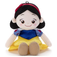 디즈니 캐릭터 세탁 가능한 빈즈 컬렉션 백설공주 봉제인형 높이 약 19cm