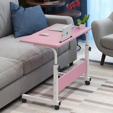 침대옆책상 침대위책상 중학생 책상 승강 침대 학습 테이블 가정용 이동, 01 60x40화이트