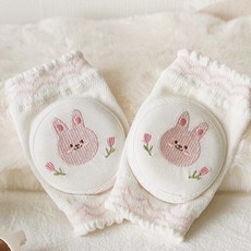 필수 품목 아기여름무릎보호대 추천, 상품정보 및 리뷰 Top 5, 멀티포 유아용 자수 이중 무릎 보호대 메쉬 여아 남아 무릎보호, 1세트, 핑크래빗