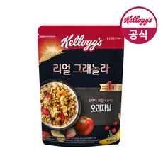 켈로그 리얼 그래놀라 시리얼 오리지널, 400g, 3개