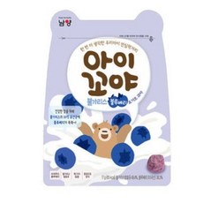 아이꼬야 남양 불가리스 요거트 과자 17g, 3개, 블루베리