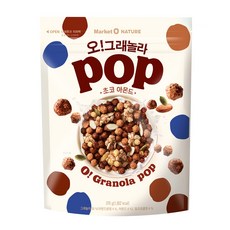 오그래놀라 팝 초코아몬드, 370g, 1개 - 오그레