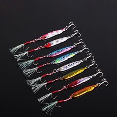 소형 메탈지그 8종 세트 10g 15g 20g 30g, 8pcs Mixed Color, 1개