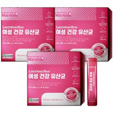 한국바이오셀 여성 건강 유산균, 3개 (3개월분), 30포