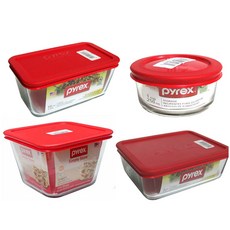 파이렉스 내열유리 밀폐용기 사각 원형 찬통 반찬통 용량선택, 원형 1600ml, 1개