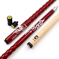 Black scorpion Cuesoul 58 Billardqueues 19oz Pool Queue Personalisiert Ahorn Pool Cue Stick 13mm Ti, One Color_Red, One Color