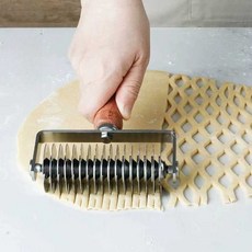 벌집 커팅 롤러 애플파이 페이스트리 모양내기 격자무늬 베이킹 반죽 메쉬 나이프, 1개