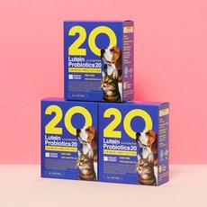 퍼센트퍼센트 루테인 프로바이오틱스20 (3BOX 90포) 눈과 장건강을 한번에! 20균종 유산균과 루테인 함유