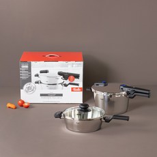 비타퀵블루압력솥22cm콤비