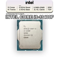 인텔 코어 i5 13400F CPU 프로세서 i513400F 2.5 GHz 10 16 스레드 65W LGA 1700