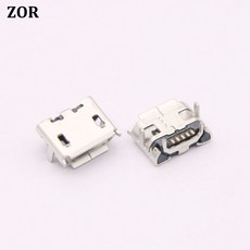 10pcs 마이크로 USB 커넥터 잭 화웨이 U8100 V845 E585 E583C M860 OPPO A203 X903 A209 A201 테일 플러그, 옵션선택개, 단일옵션선택