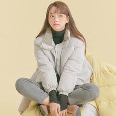 로엠 베이직 숏 파카