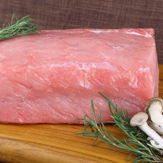 [냉동 한돈] 돼지고기 등심 덩어리, 2kg, 1개