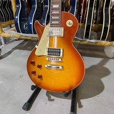 왼손잡이기타 왼손용 기타 짐 페이지 표준 일렉트릭 왼손 버전 마호가니 바디 로즈 우드 지판, guitar only+40 인치