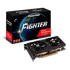 PowerColor Fighter AMD Radeon RX 6750 XT 12GB GDDR6 그래픽 카드, 6600 Fighter