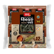 동원 양반 더 바삭한 양반김 5g 12개입 5개, 60g