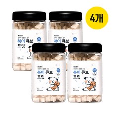 뽀시래기 강아지 동결건조 간식 4개 세트, 북어맛, 85g - 동결건조간식85g