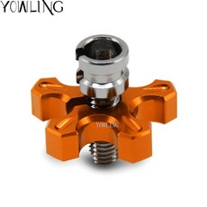 CNC 빌렛 클러치 케이블 와이어 조절기 나사 M10 M8 야마하 FZ1 Fazer ABS FZ6 S2 FZ8 FZS1000 MT09 2004-, 05 10mm orange, 1개