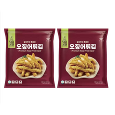 코스트코 사옹원 튀김공방 오징어튀김1kg X 2개 아이스포장무료, 1000g