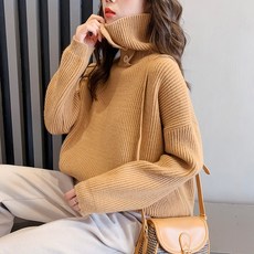 겨울 가을 외 입다 목폴라 디자인 감각 보이핏 볼륨 여성 오버핏 스위트