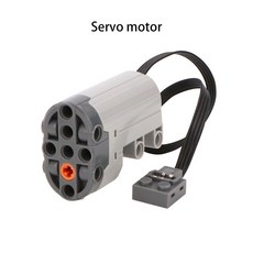 하이테크 PF 부품 초고속 L 모터 8884 8883 서보 브릭 장난감 파워 빌딩 블록 배터리 박스 LEGO 호환 가능, [04] 88004