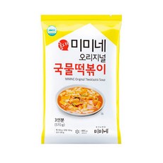 미미네 오리지널 국물떡볶이 3인분, 570g, 1팩