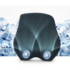 더쎈 메모리폼 허리쿠션 등쿠션 등받이 쿠션 더블 쿨링팬 USB 타입