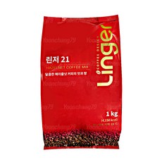 린저21 헤이즐넛 노프림 커피 1kg X 3개, 1개입