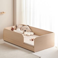 소르니아 뉴수플레 저상형 데이베드 슈퍼싱글 어린이 침대 (안전가드포함), 아이보리+1400안전가드, 선택안함