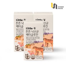 비타민하우스 튼튼 낙산균 베타글루칸, 3박스, 60정